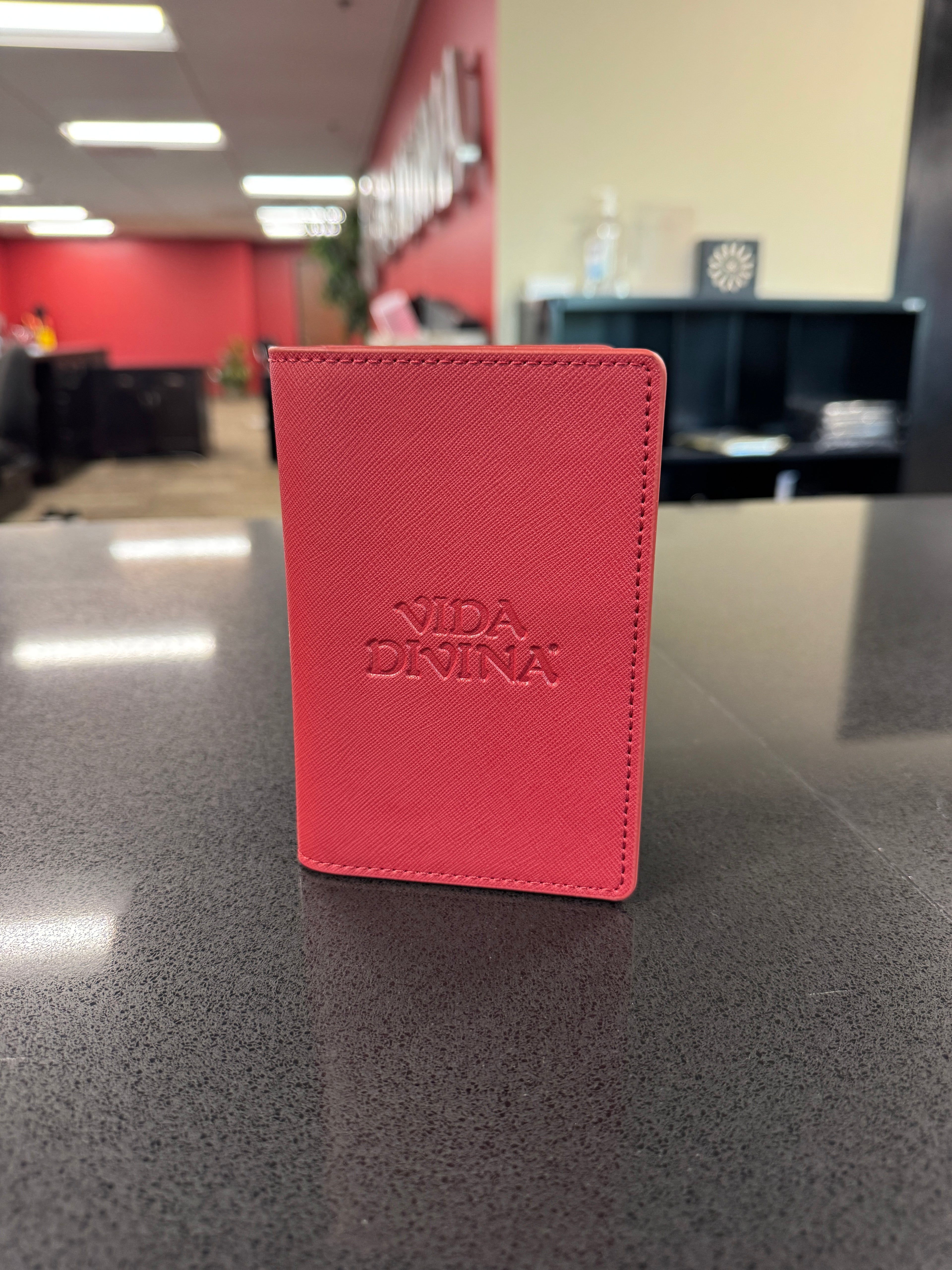 Red Passport Holder
